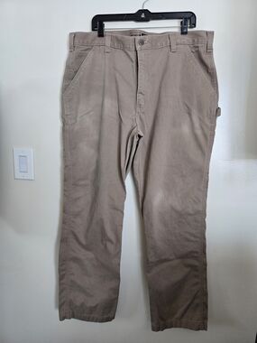 Carhartt Men's Relaxed Straight Chino Pants in Khaki Utility Work Size 40x32